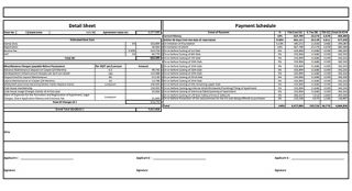 Ellington Altiera Heights Costing Details